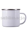 Kubek emaliowany z powłoką sublimacyjną Odis 500 ml, biały