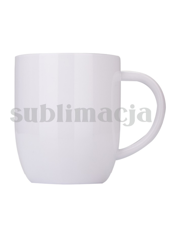 Kubek stalowy Day Alis z powłoką sublimacyjną 350 ml, biały