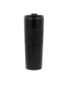 Kubek termiczny z french press Aspet 450 ml, czarny