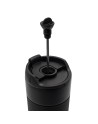 Kubek termiczny z french press Aspet 450 ml, czarny