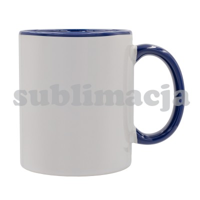 Kubek z powłoką sublimacyjną Gaeta 330 ml, czarny