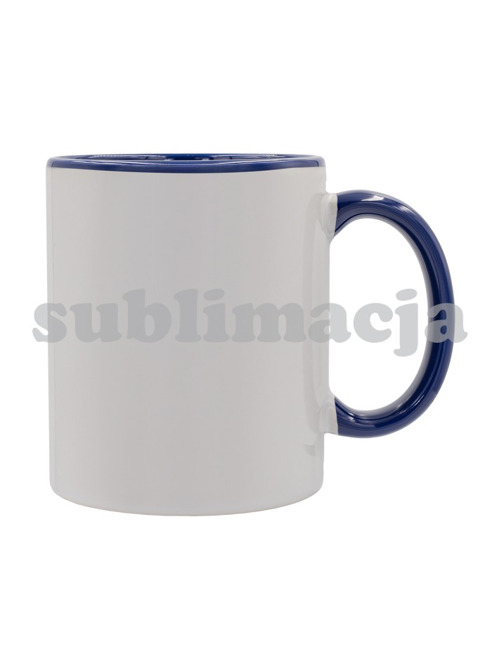 Kubek z powłoką sublimacyjną Gaeta 330 ml, czarny