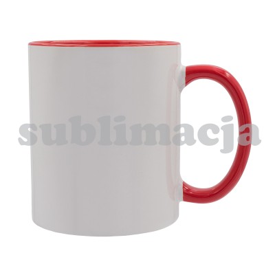 Kubek z powłoką sublimacyjną Gaeta 330 ml, czarny