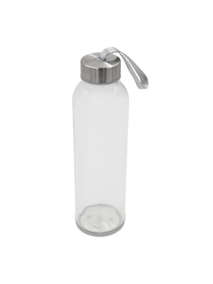 Butelka szklana Aqua Flow 500 ml, transparentny