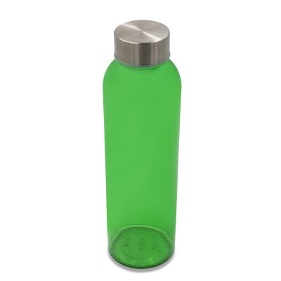 Kolorowa, szklana butelka Aqua Kuba 500 ml, niebieski