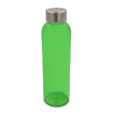 Kolorowa, szklana butelka Aqua Kuba 500 ml, niebieski