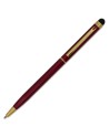 Długopis aluminiowy Touch Tip Gold, biały