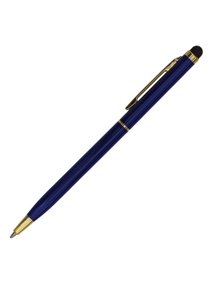 Długopis aluminiowy Touch Tip Gold, biały