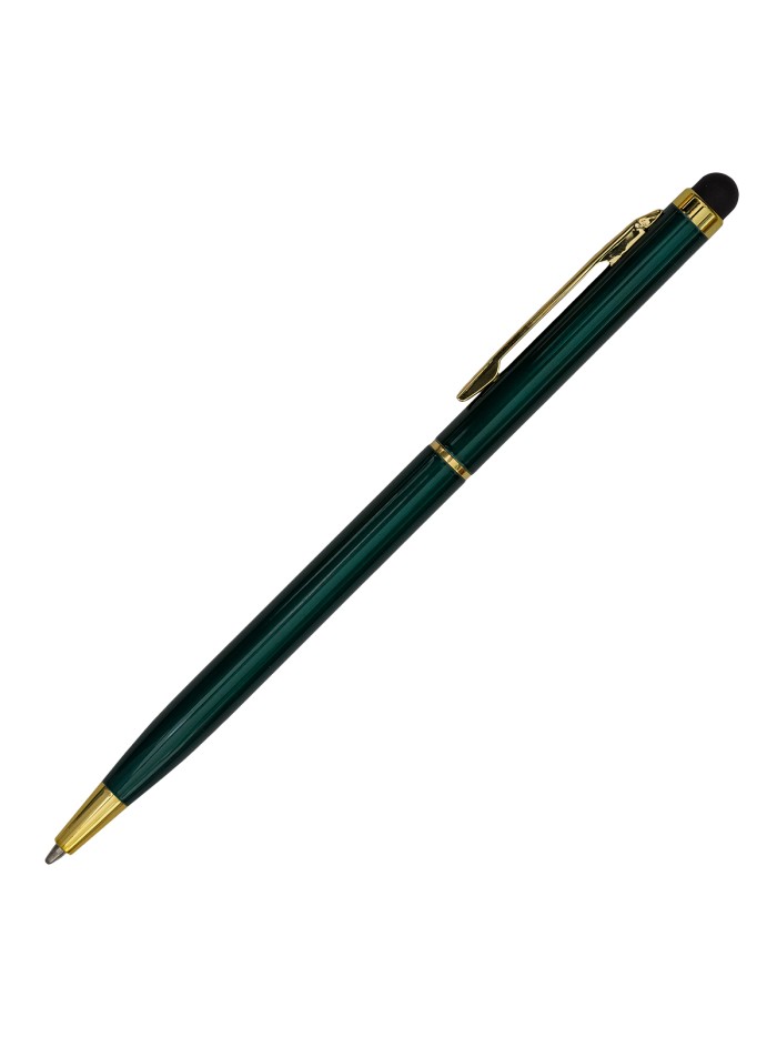 Długopis aluminiowy Touch Tip Gold, biały