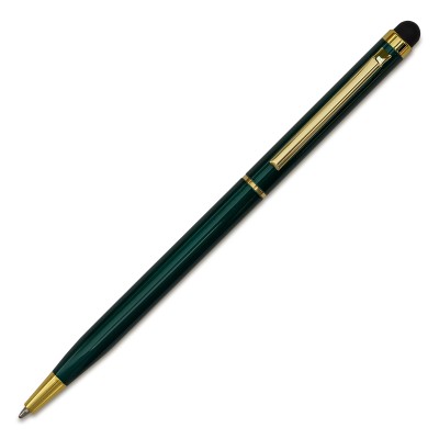 Długopis aluminiowy Touch Tip Gold, biały