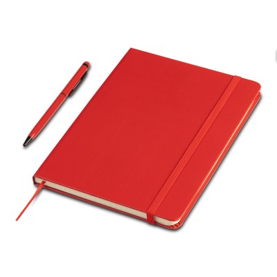 Zestaw notes z długopisem Abrantes, czarny