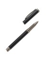 Aluminiowy długopis z żelowym wkładem Lille, czarny