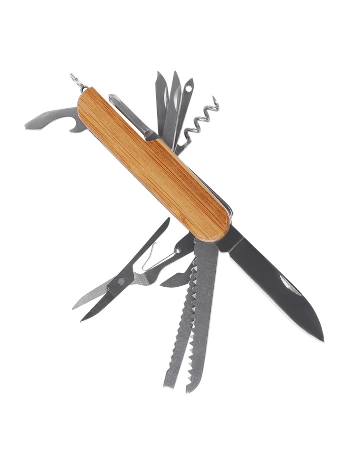 Scyzoryk wielofunkcyjny Pattani, brązowy