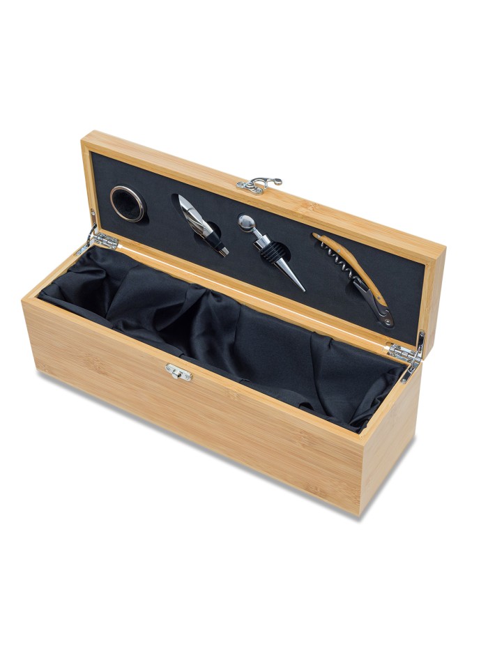 Skrzynka na wino z akcesoriami Garda, beżowy