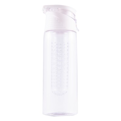 Bidon Mint 700 ml, biały/transparentny
