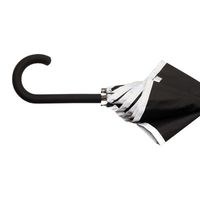Parasol z taśmą odblaskową Refu, niebieski