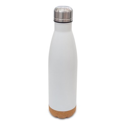 Butelka termiczna z korkowym spodem Jowi 500 ml, granatowy