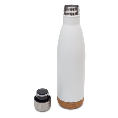 Butelka termiczna z korkowym spodem Jowi 500 ml, granatowy
