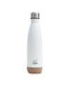 Butelka termiczna z korkowym spodem Jowi 500 ml, granatowy
