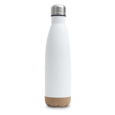 Butelka termiczna z korkowym spodem Jowi 500 ml, granatowy