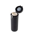 Kubek termiczny z termometrem Bounce 420 ml, czarny