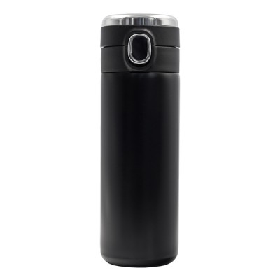 Kubek termiczny z termometrem Bounce 420 ml, czarny