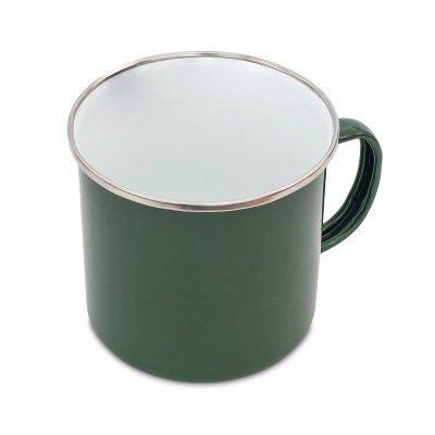 Kubek emaliowany Oldschool 500 ml, granatowy