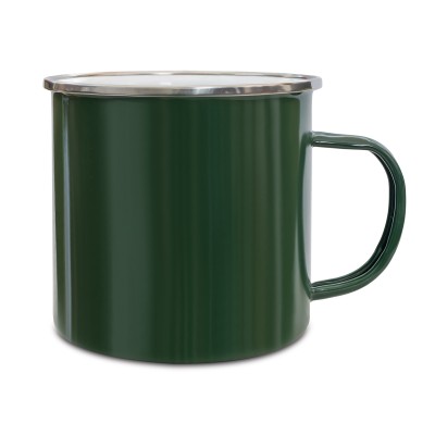 Kubek emaliowany Oldschool 500 ml, granatowy