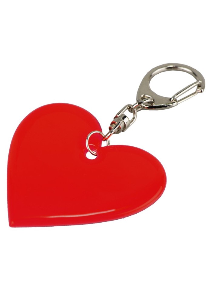 Brelok odblaskowy Affection, czerwony