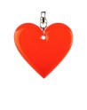 Brelok odblaskowy Affection, czerwony