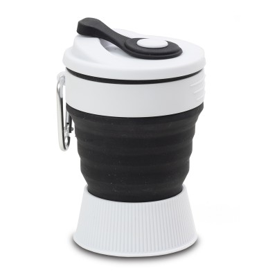 Kubek silikonowy Flexi 350 ml, niebieski
