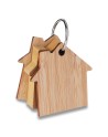 Bambusowy brelok z karteczkami memo Homeland, beżowy