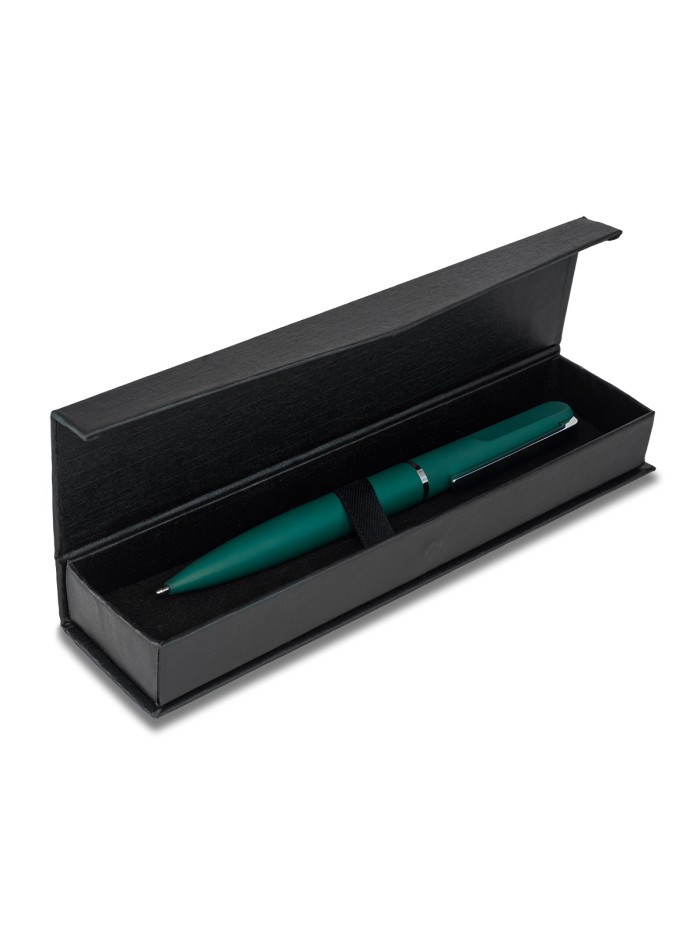 Elegancki długopis w pudełku Saba, ciemny zielony