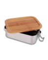 Stalowy lunch box Somerton 800 ml, srebrny