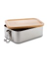 Stalowy lunch box Somerton 800 ml, srebrny