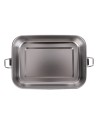 Stalowy lunch box Somerton 800 ml, srebrny