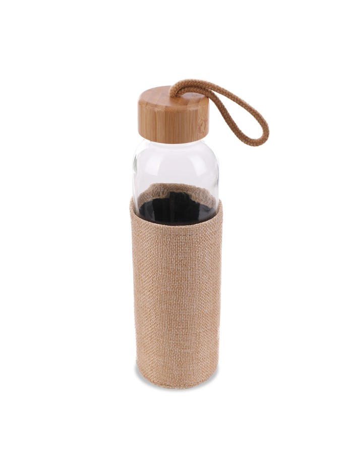 Szklana butelka Aquarius 500 ml, beżowy