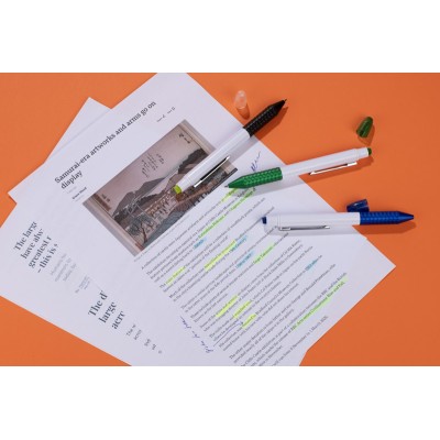 Długopis z zakreślaczem FLUO