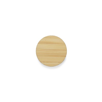 Przypinka bambusowa ROUND