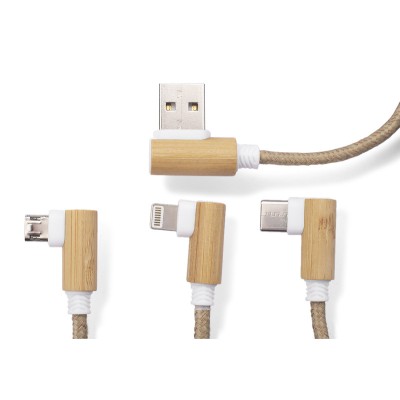 Kabel USB 3 w 1 FLAX