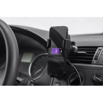 Uchwyt do telefonu z ładowarką indukcyjną GARI 15W USB-C
