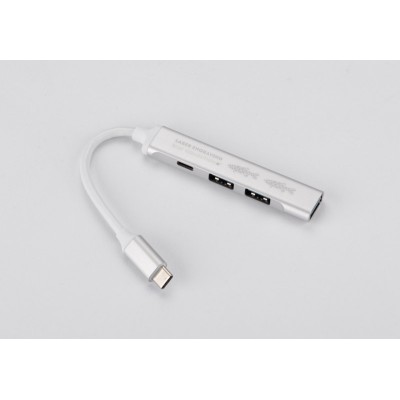 Rozdzielacz HUB USB z kablem typ C - ROSKO