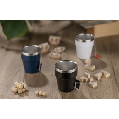 Kubek z recyklingowanej stali nierdzewnej MAKEL 300 ml