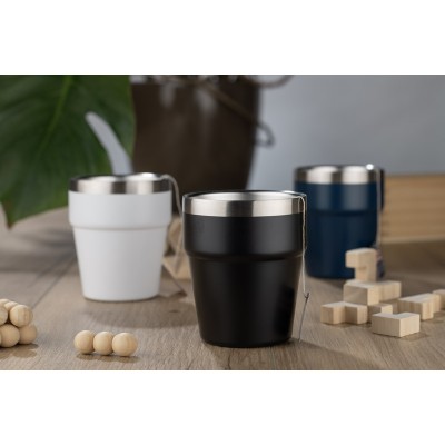 Kubek z recyklingowanej stali nierdzewnej MAKEL 300 ml