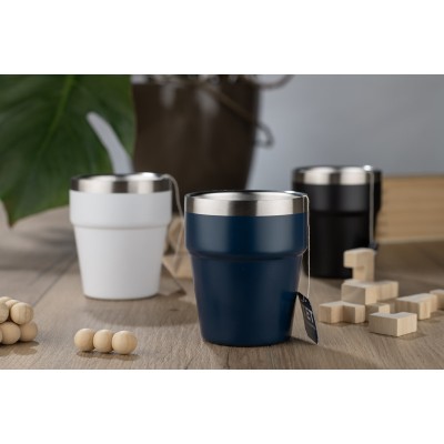 Kubek z recyklingowanej stali nierdzewnej MAKEL 300 ml
