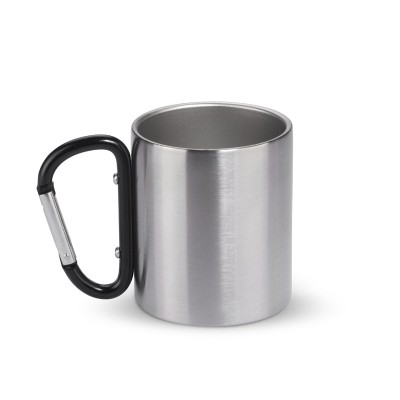 Kubek z karabińczykiem CAMPIC 200 ml