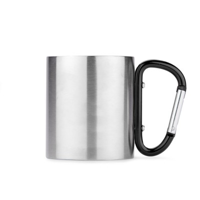 Kubek z karabińczykiem CAMPIC 200 ml