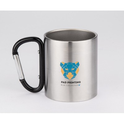 Kubek z karabińczykiem CAMPIC 200 ml