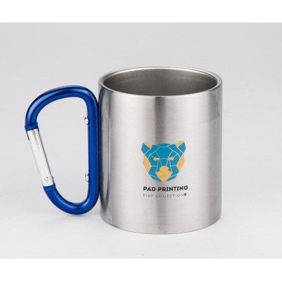 Kubek z karabińczykiem CAMPIC 200 ml