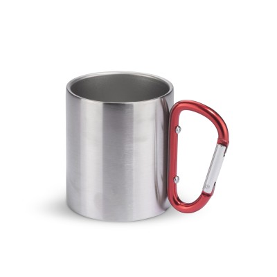 Kubek z karabińczykiem CAMPIC 200 ml